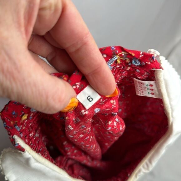 The Smockery Vintage Red Girls Dress. Size 6. - Picture 9 of 9